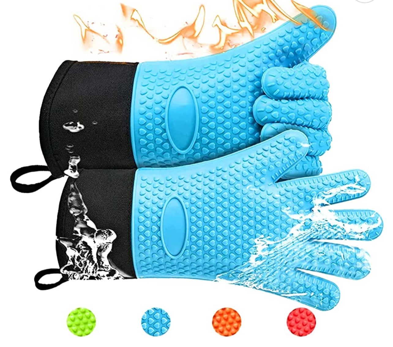 Non- Slip Heat Resistant Pot Holders Silicone Microwave Gloves Oven Baking Hot Pot BBQ Gloves Silicone Oven Mitt.    Non- Slip Heat Resistant Pot Holders Silicone Microwave Gloves Oven Baking Hot Pot BBQ Gloves Silicone Oven Mitt.